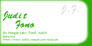 judit fono business card