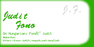 judit fono business card